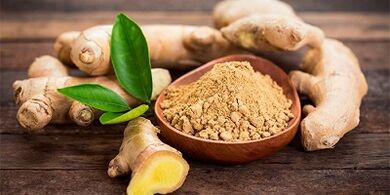 Ingwer, um die Macht bei Männern zu erhöhen